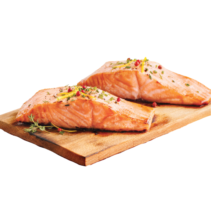Cedar- Planked Maple BBQ Salmon *